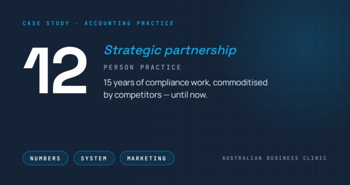 Case study: How Strategic Partnership Transformed an Accounting Practice — 12 person practice